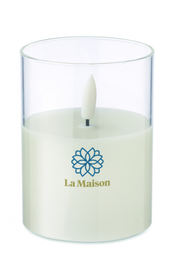 Logotrade promotional merchandise picture of: LED wax candle in glass holder