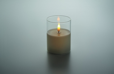 Logotrade promotional gift image of: LED wax candle in glass holder