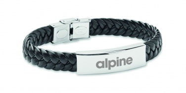Logotrade promotional merchandise photo of: Braided faux leather bracelet