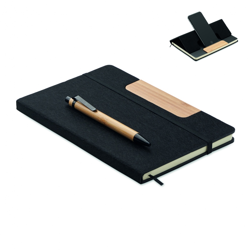 Logotrade promotional gift image of: A5 RPET notebook set