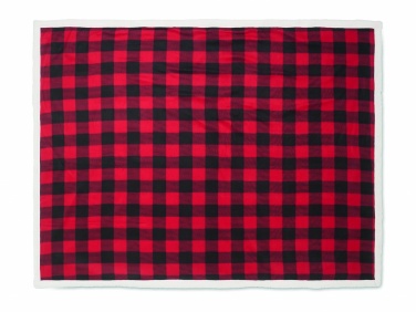 Logo trade advertising products image of: RPET sherpa fleece blanket
