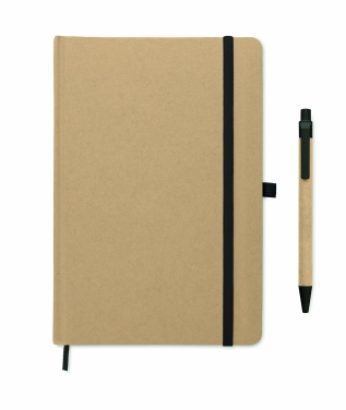 Logotrade promotional merchandise image of: Caratil A5 notebook in recycled carton