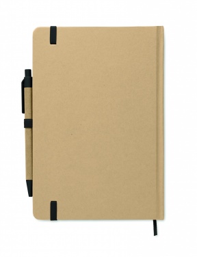 Logo trade promotional items picture of: Caratil A5 notebook in recycled carton