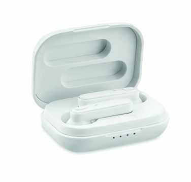 Logotrade business gifts photo of: TWS earbuds with charging base