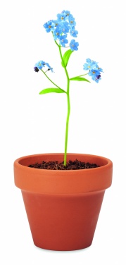 Logo trade promotional merchandise picture of: Terracotta pot 'forget me not'