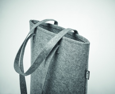 Logotrade promotional merchandise picture of: RPET felt shopping bag