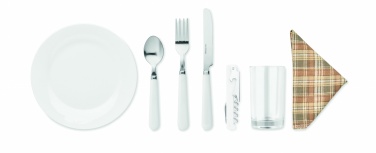 Logo trade promotional products image of: Wicker picnic basket 4 people