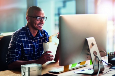 Logo trade promotional items image of: Stainless steel lunch box