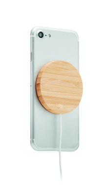 Logo trade corporate gifts picture of: Magnetic Wireless charger 10W