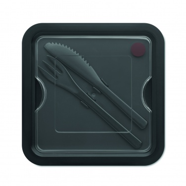 Logotrade promotional gifts photo of: Lunch box with cutlery 600ml