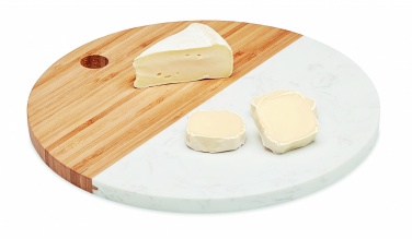 Logotrade promotional products photo of: Marble/ bamboo serving board