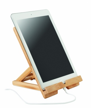 Logotrade promotional giveaway image of: Bamboo tablet stand TUANUI