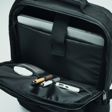 Logotrade promotional merchandise photo of: Laptop backpack in 300D RPET