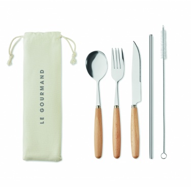 Logotrade business gift image of: Cutlery set stainless steel