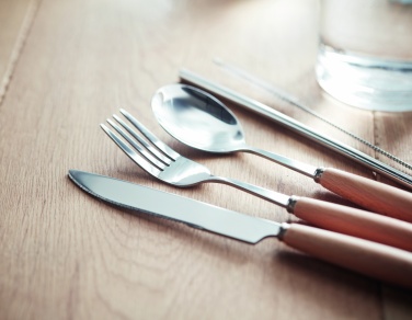 Logo trade promotional giveaway photo of: Cutlery set stainless steel