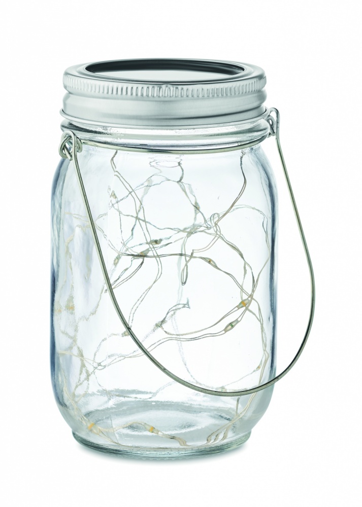 Logotrade promotional merchandise image of: Solar mason jar outdoor lamp
