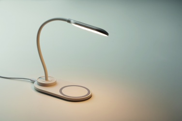 Logo trade promotional gifts image of: Desktop light and charger 10W