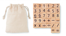 Wood educational counting game