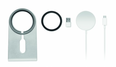 Logotrade promotional item image of: Portable magnetic charger 15W