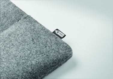 Logo trade promotional products image of: RPET felt zipped laptop bag