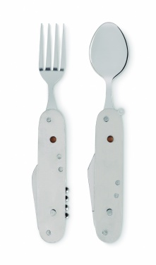 Logo trade corporate gifts image of: Multifunction cutlery set