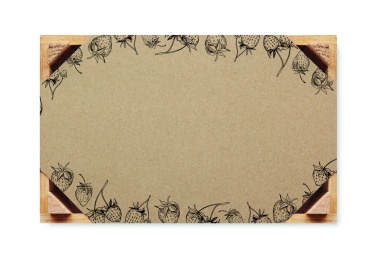 Logo trade promotional item photo of: Strawberry kit in wooden crate