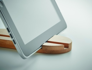 Logotrade promotional item image of: Bamboo tablet/smartphone stand