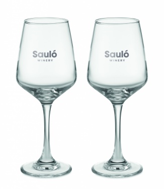 Logotrade advertising product image of: Set of 2 wine glasses