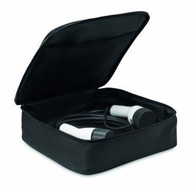 Logo trade promotional gift photo of: 600D RPET cable car bag