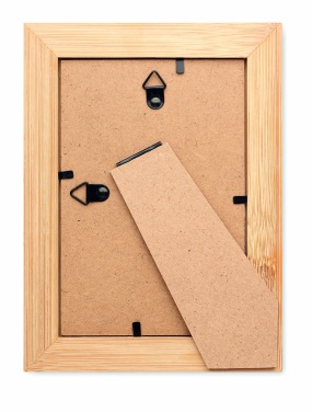 Logo trade promotional merchandise image of: Bamboo photo frame