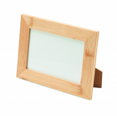 Logo trade business gifts image of: Bamboo photo frame