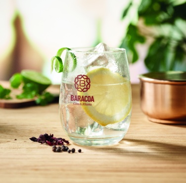 Recycled glass 420 ml with logo – detail view 4