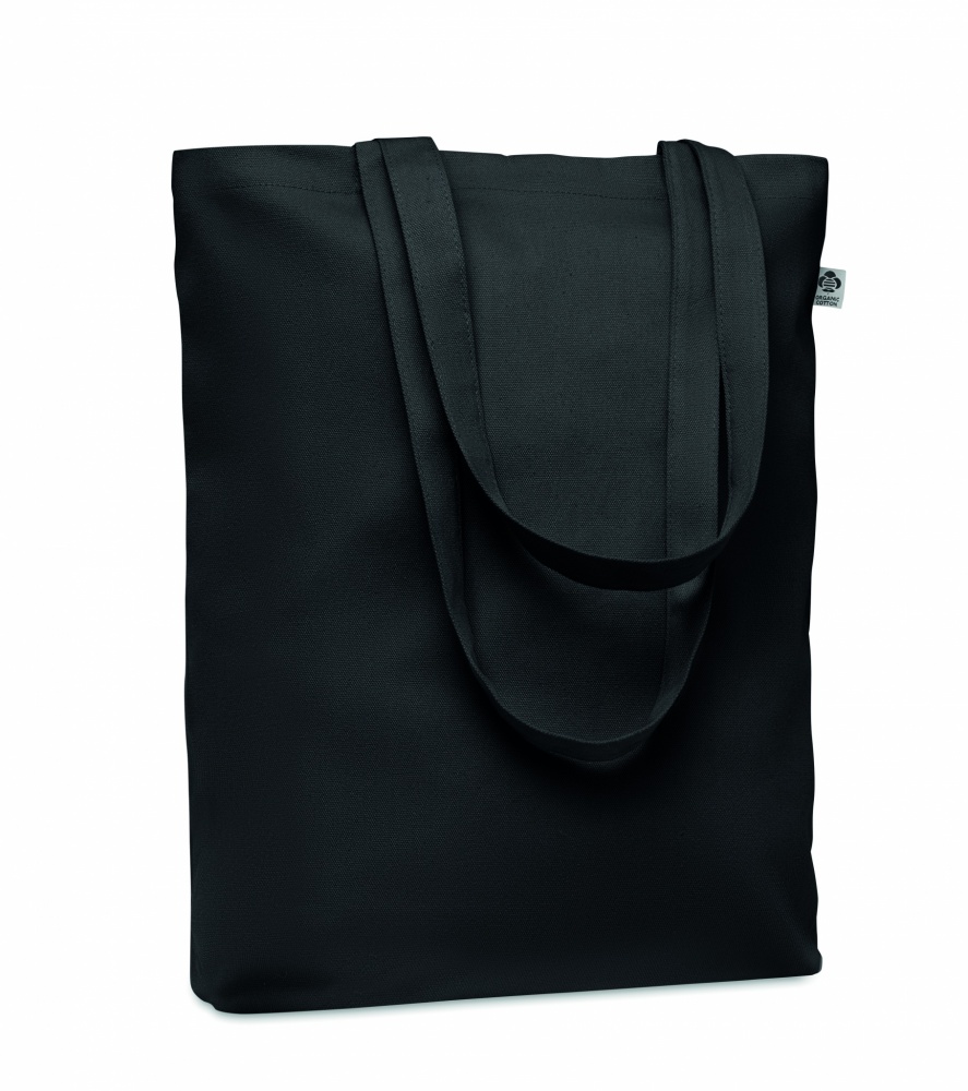 Logo trade corporate gift photo of: Canvas shopping bag 270 gr/m²