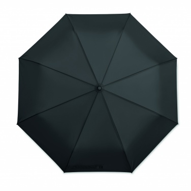 ROCHESTER 27 inch windproof auto open/close foldable umbrella, Black – detail view 4