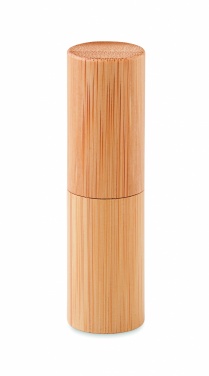 Logotrade corporate gift picture of: Lip balm in bamboo tube box