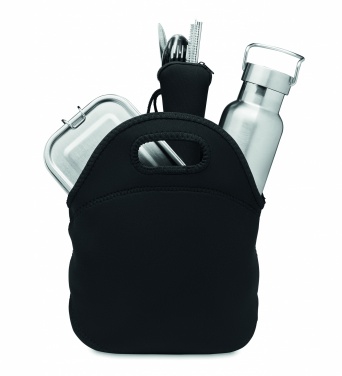 Logo trade promotional gift photo of: Lunch set in stainless steel