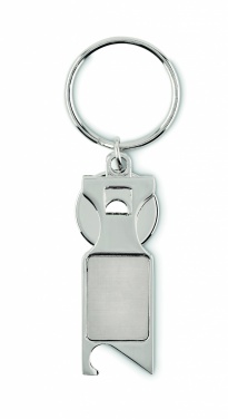 Logotrade promotional item picture of: Euro Token key ring Porvoo