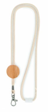 Logotrade corporate gifts photo of: Cotton Lanyard with metal hook