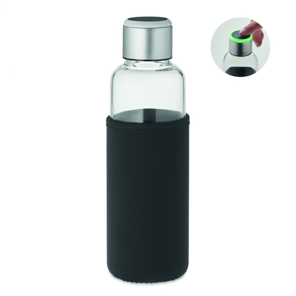 Logo trade business gift photo of: Glass bottle sensor reminder