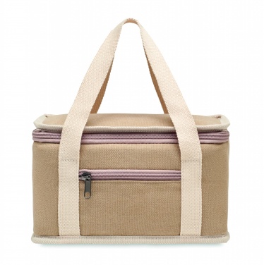 Logo trade promotional items picture of: 6 can cool bag canvas 320gr/m²