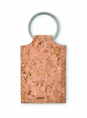 Logotrade promotional giveaway image of: Rectangular cork key ring Imatra