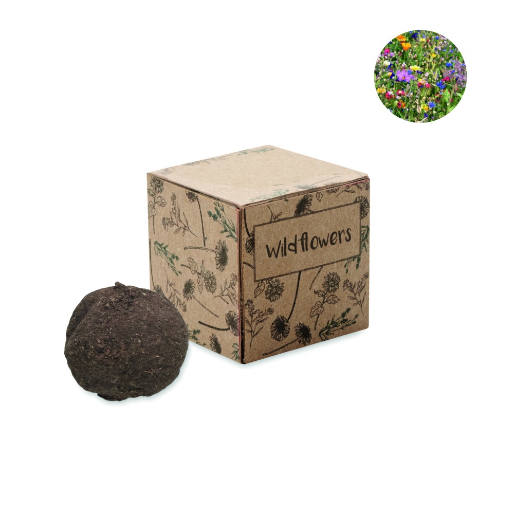 Logo trade promotional merchandise image of: Seed bomb growing kit