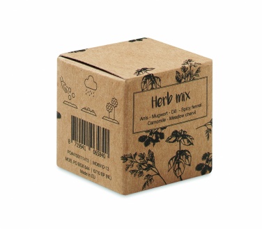 Logotrade advertising product picture of: Herb seed bomb in carton box