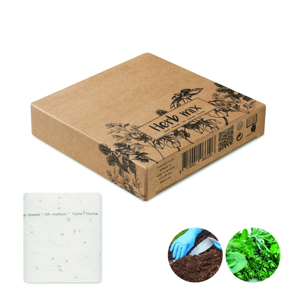 Logotrade promotional giveaway image of: Herb seeds tape 3 meter