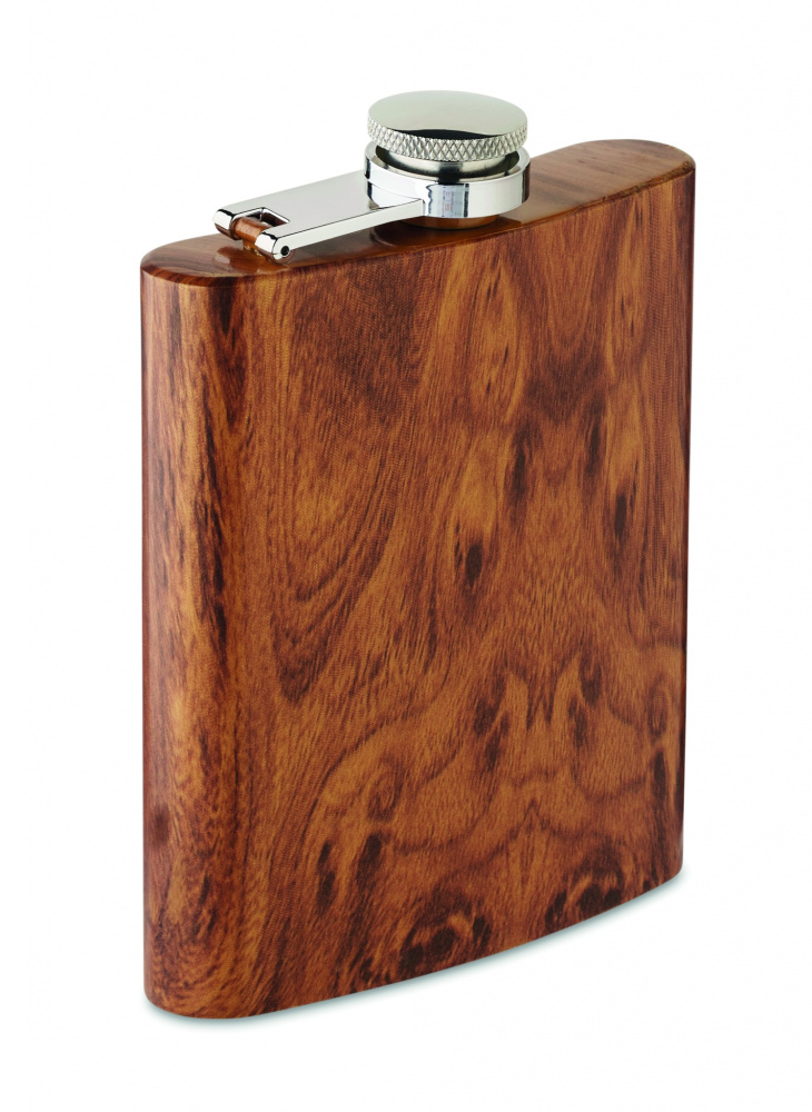 Logo trade corporate gifts picture of: Slim hip flask 190 ml