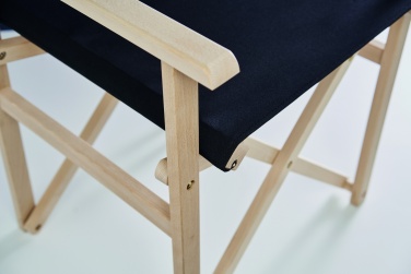 Logo trade promotional giveaway photo of: Foldable wooden beach chair