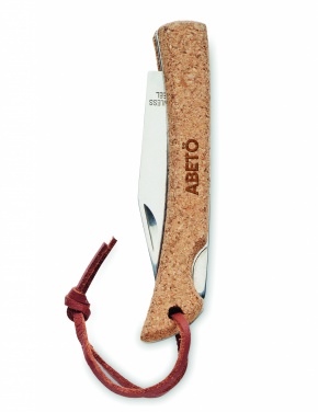 Logotrade promotional giveaway image of: Foldable knife with cork