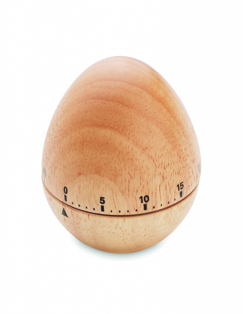 Logo trade advertising products image of: Pine wood egg timer