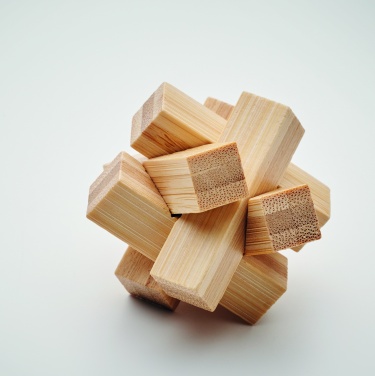 Logotrade promotional item picture of: Bamboo brain teaser star shape