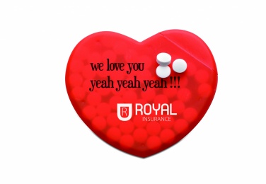 Logo trade promotional products picture of: Heart shape peppermint box